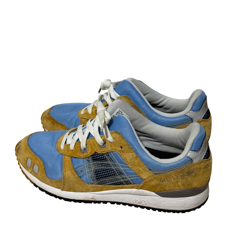 Asics Gel-Lyte III OG x Awake NY Della Robbia Blue Mustard 1201A568 Mens Size 8
